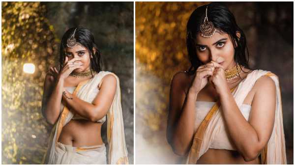 Ananya Nagalla Ravishing Looks In Latest White Sleeveless Blouse Saree Photos Ananya Nagalla Ravishing Looks In Latest White Sleeveless Blouse Saree Photos