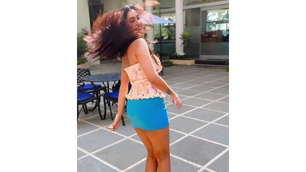 Deepika Pilli Ravishing Hot Looks In Latest Blue Colour Short Goes Viral