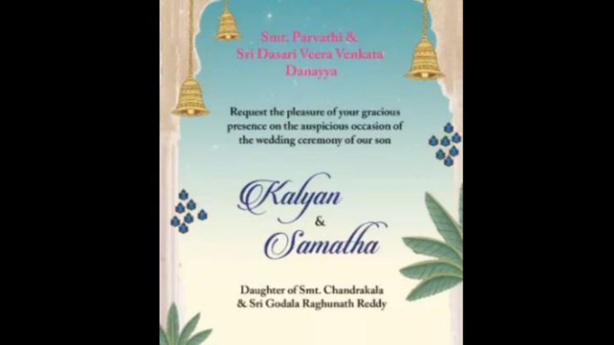 DVV Danayya Son Kalyan Wedding