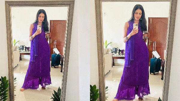 Malavika Mohanan Ravishing Look In Latest White Colour Sleeveless Blouse 