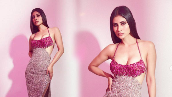 Naagin Serial Actress Mouni Roy Sizzling Look In Latest Red Colour Inners