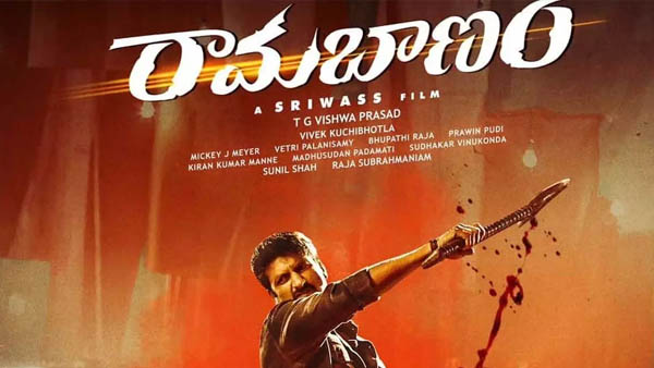 Gopichand Starrer Ramabanam Movie Pre Release Business and Theaters Count