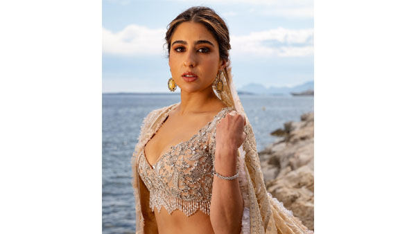 Actress Sara Ali Khan Looks Stunning At Cannes 2023