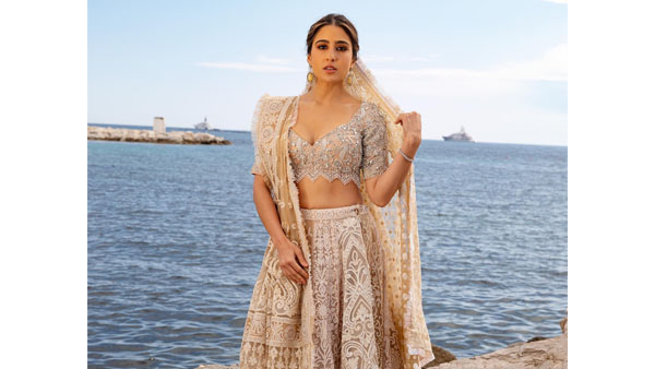 Actress Sara Ali Khan Looks Stunning At Cannes 2023