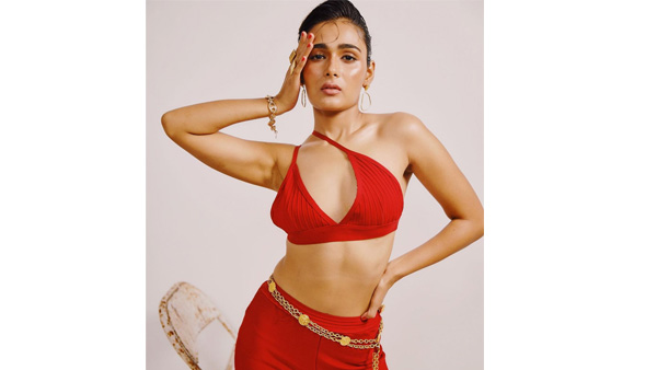 Arjun Reddy Shalini Pandey Sizzling Hot Looks In Latest Red Colour Dress 