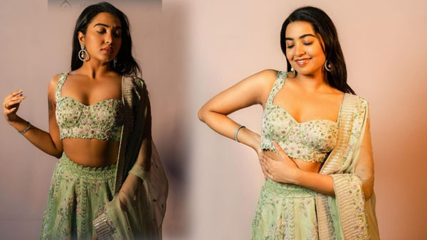 Telugu star actress Shivathmika Rajashekar latest beautiful photos viral Telugu star actress Shivathmika Rajashekar latest beautiful photos viral