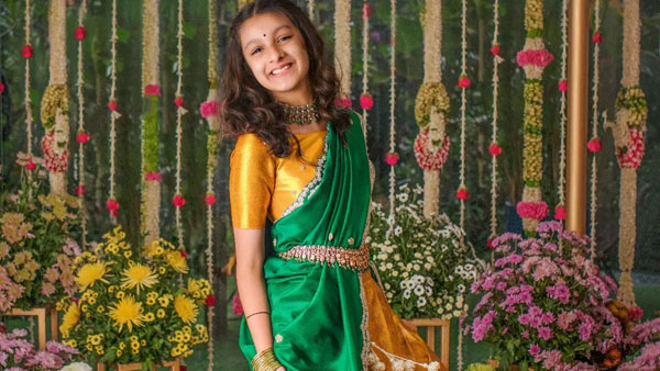 Mahesh babu daughter sitara ghattamaneni ad shoot for brand promotions 