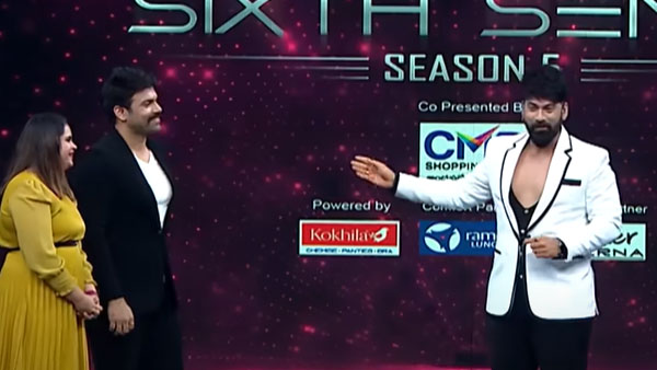 Ashwin Babu crying in Omkar Sixth Sense Season 5 Show