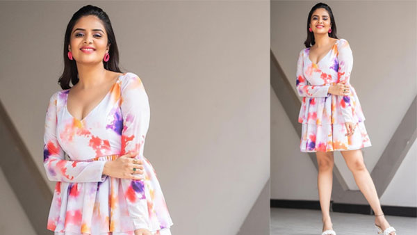 Anchor Sreemukhi Latest Beach Video Viral In Internet
