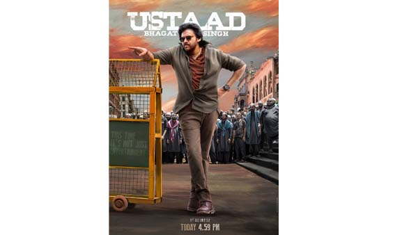  Pawan Kalyan Starrer Ustaad Bhagat Singh First Look Poster Released