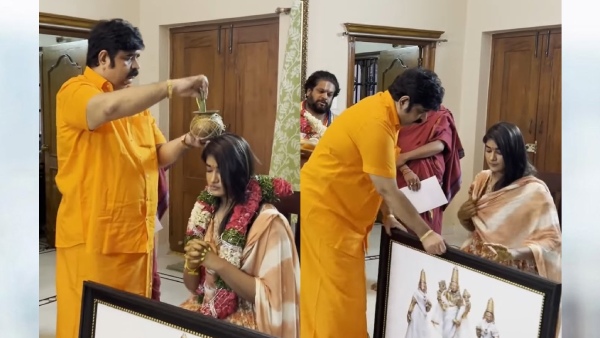 Dimple Hayathi Performs Pooja With Celebrity Astrologer Venu Swamy