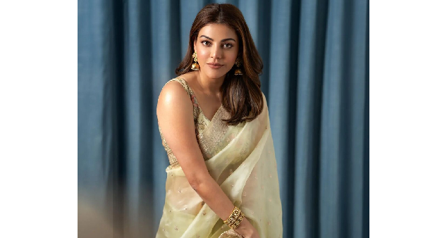 Kajal Aggarwal Looks Stunning in Latest Saree Photos