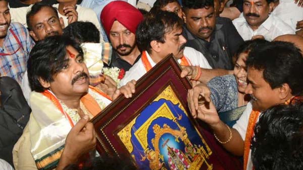 Pawan Kalyan starts Varahi Vijaya Yatra on Che Guevara birthday at Annavaram Satyadeva temple