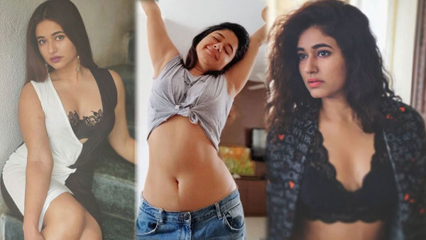 Poonam Bajwa Sizzling Hot Looks In Latest Pink Colour Bra Workout Selfie Video