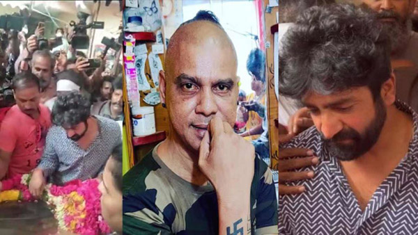 Rakesh Master funerals completed at boraband of Hyderabad