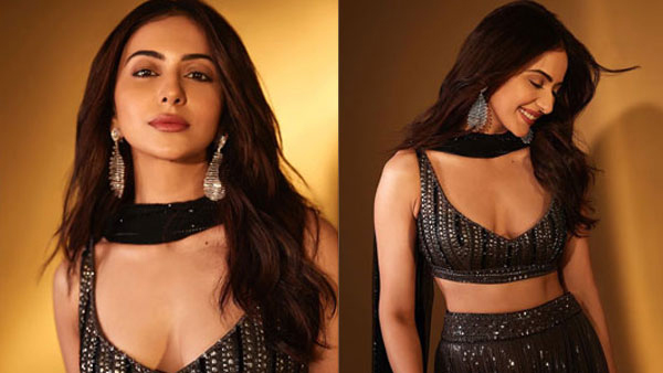 Rakul Preet Singh Sizzling Looks In Latest Flower Printed Dress