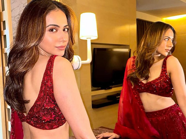 Rakul Preet Singh Sizzling Looks In Latest Flower Printed Dress