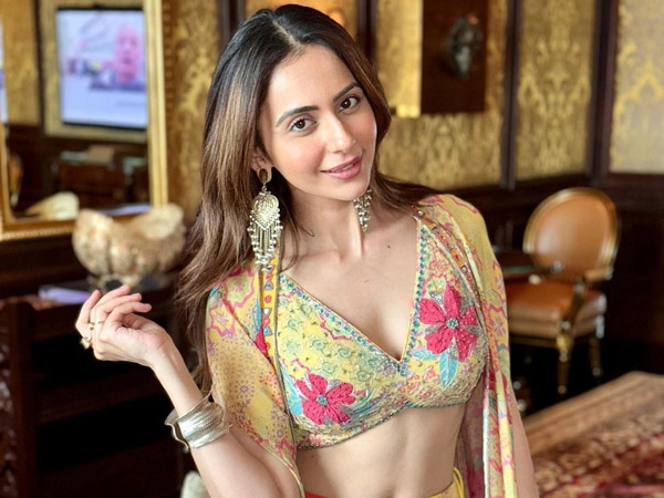 Rakul Preet Singh Sizzling Looks In Latest Flower Printed Dress