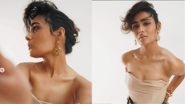 Shalini Pandey Sizzling Hot Look In Latest White Thin Bra