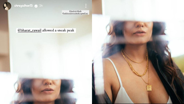 Telugu Actress Shreya Dhanwanthary Sizzling Hot Looks In White Colour Bra 