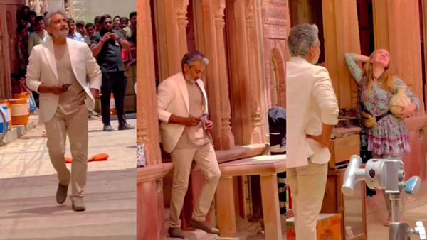 Director SS Rajamouli New ad shoot look viral 