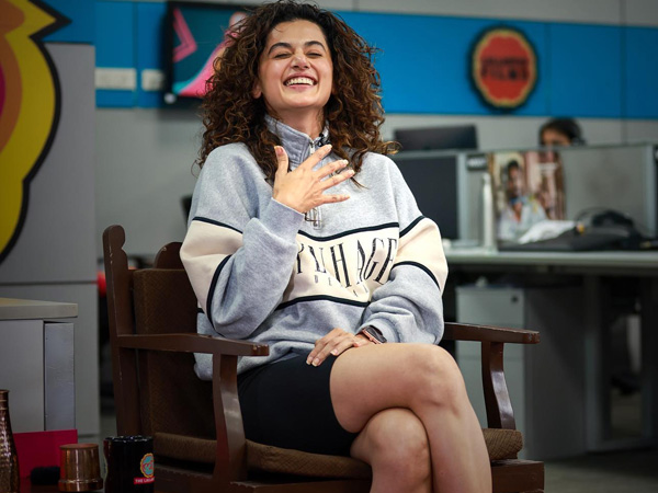 Senior heroine Taapsee Pannu latest stunning glamorous pics viral 