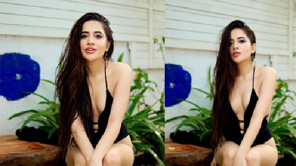 Urfi Javed Glamorous Look In Latest Namkeen Packet Sleeveless Dress