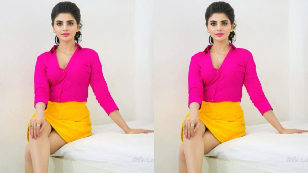  Jabardasth Varsha Looks Stunning in Short Dress