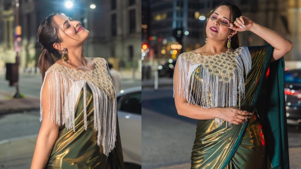 Actrees Anasuya Bharadwaj Posted A new photos looking georgeous in social media