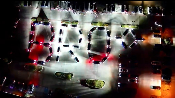 Pawan Kalyan Fans Wishes To Bro Movie With Tesla Cars In America