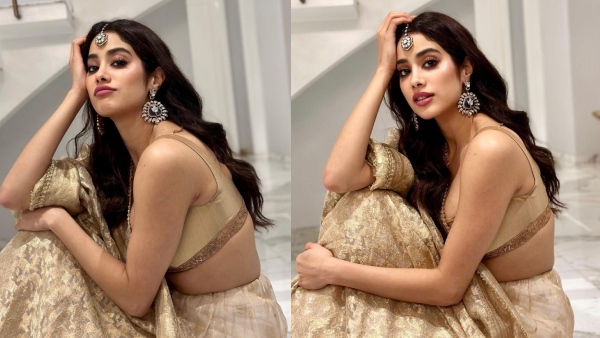 Janhvi Kapoor Sizzling Looks In Latest Rose Flower Bodycon Dress Janhvi Kapoor Sizzling Looks In Latest Rose Flower Bodycon Dress