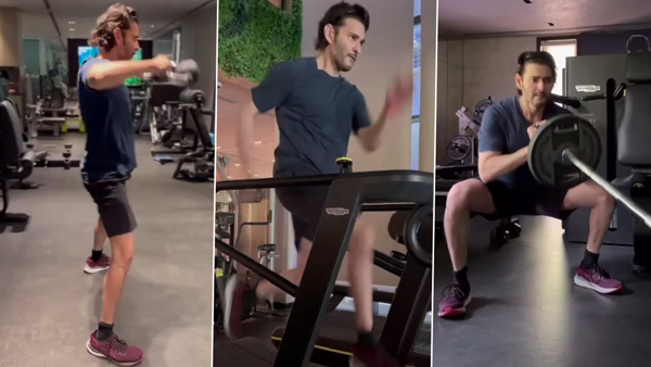 Tollywood super star Mahesh babu latest gym video viral 
