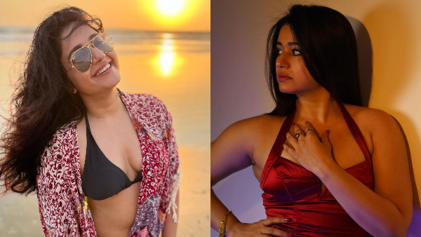 Actress Poonam bajwa posted a hot selfie video in instagram by wearing pink colour bikini dress in cool weather 