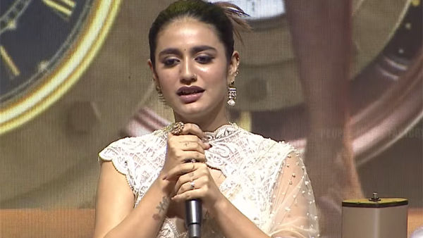 Heroine Priya Prakash Varrier Comments in BRO Pre Release Event