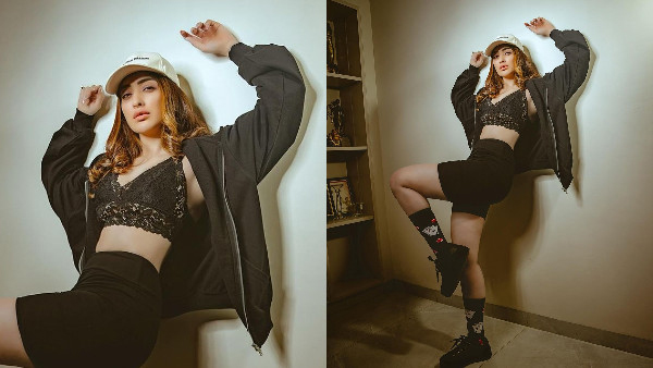 Raai Laxmi Stunning Look In Latest Black Colour Sports Dress Raai Laxmi Stunning Look In Latest Black Colour Sports Dress