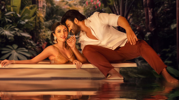 DJ Tillu fame Neha Shettys beautiful chemistry with Kiran Abbavaram in Sammohanuda Song of Rules Ranjann goes Viral