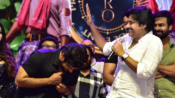 Pawan Kalyan heart melting speech about Sai Dharam Tejs accident at Bro pre release event