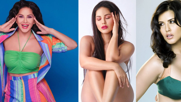 Sunny Leone Sizzling Hot Looks In Latest Black Sleeveless Long Dress