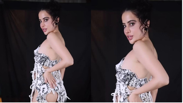 Urfi Javed Stunning Look In Latest Shoes Made Sleeveless Dress Urfi Javed Stunning Look In Latest Shoes Made Sleeveless Dress