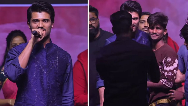 Rowdy Hero Vijay Devarakonda Fan Breaches Security To meet and this video viral in social media