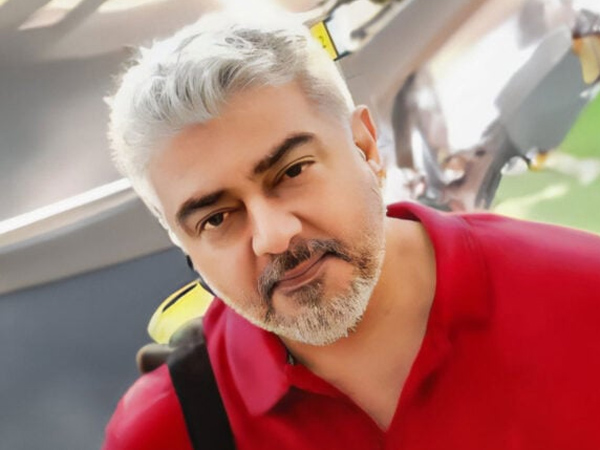 Star Hero Ajith Kumar belly fat Photos Viral in social media