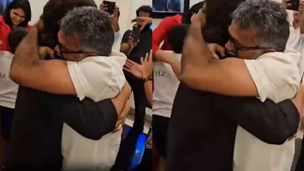 69th National Film Awards: Pushpa Movie Director Sukumar and Allu Arjun gets Emotional Video Viral 69th National Film Awards: Pushpa Movie Director Sukumar and Allu Arjun gets Emotional Video Viral