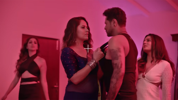 Anasuya BharadwaJ New Getup And Role In Prabhudeva Wolf Movie Anasuya BharadwaJ New Getup And Role In Prabhudeva Wolf Movie