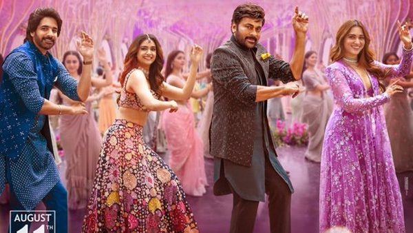 Megastar Chiranjeevi warns Tamannaah and Sushanth about Bhola Shankar Movie leaks news goes viral