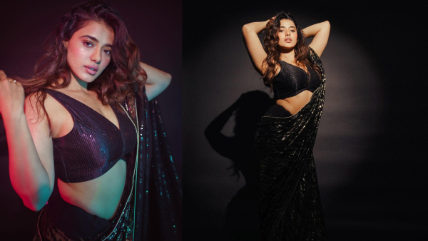 Ketika Sharma Latest Pretty Look In Latest Sleeveless Blouse Photos