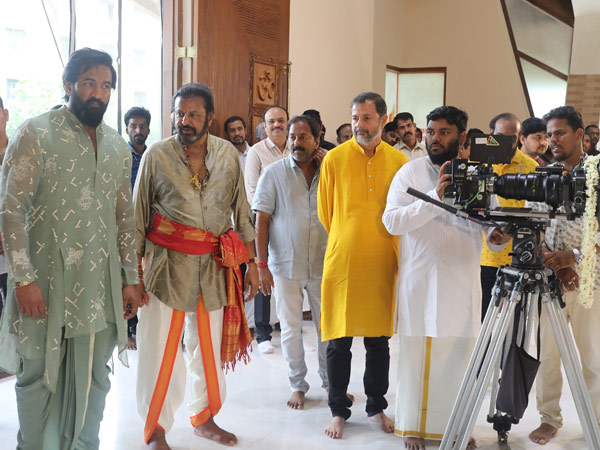 Manchu Vishnu launched his dream project Pan India Movie Kannappa film today at Srikalahasti 