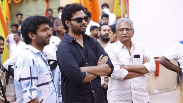 Mokshagna Visits Balakrishna Starrer Bhagavanth Kesari Sets