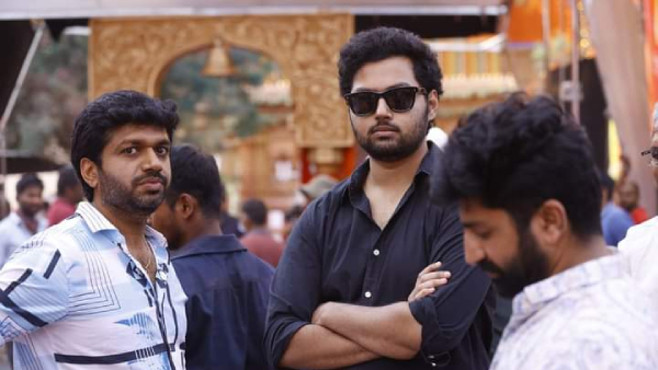 Mokshagna Visits Balakrishna Starrer Bhagavanth Kesari Sets