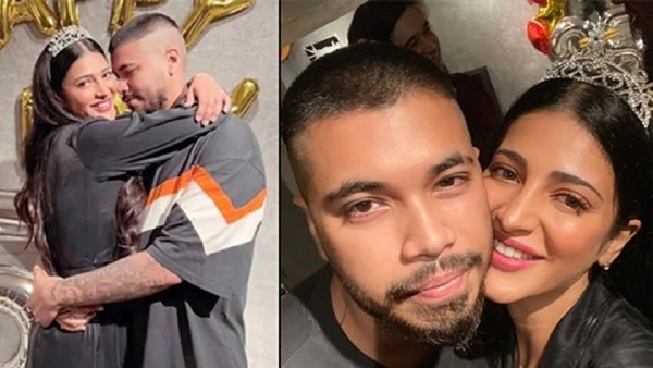 Shruti Haasans lovely video with Santanu Hazarika goes viral in instagram