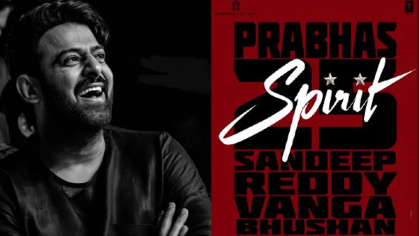 Prabhas Spirit Movie